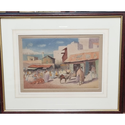 89 - Dr D Donald (British 20th Century), a collection of coloured original etchings to include: 'Kairouan... 