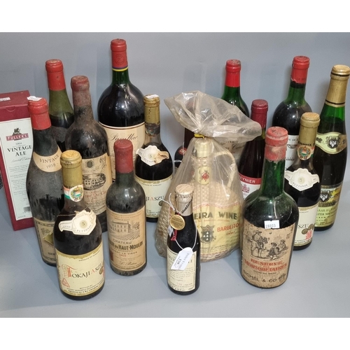 128 - Collection of seventeen (17) bottles of various alcohol wines, spirits etc to include: 1959 Nuits St... 