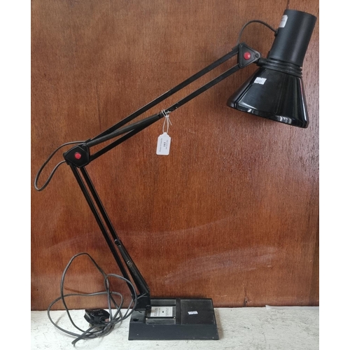 103 - Modern anglepoise table lamp with label marked 'W.M.R'.
(B.P. 21% + VAT)