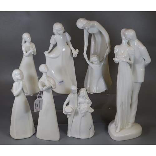 175 - Collection of seven Royal Doulton 'Images' figurines and figure groups. (7)
(B.P. 21% + VAT)