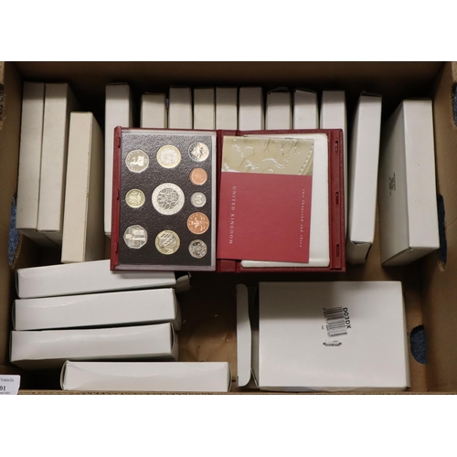 201 - Collection of Royal Mint proof coin year sets, various circa 1983 up to 2003.  (19)  (B.P. 21% + VAT... 