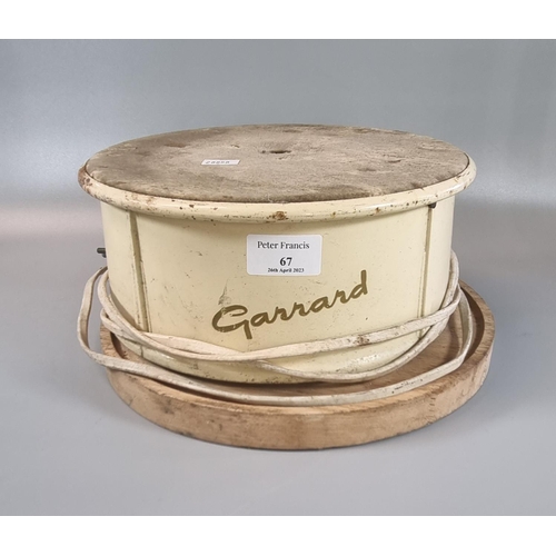 67 - Vintage Garrard display turntable, model GDT3. 
(B.P. 21% + VAT)