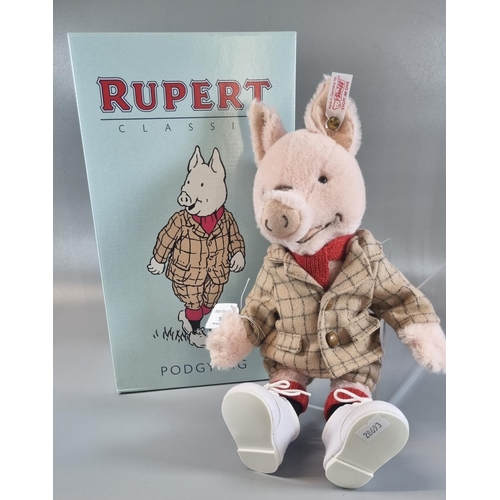 70 - Modern Steiff Rupert classic 'Podgy Pig' bear in original box with COA.
(B.P. 21% + VAT)