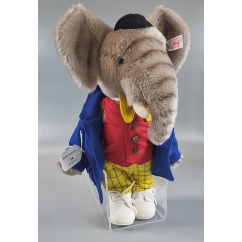 75 - Modern Steiff Rupert Classics 'Edward Trunk' bear, with COA.
(B.P. 21% + VAT)