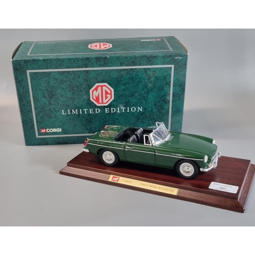 103 - Corgi limited edition 1:18 scale 1963 MGB Roadster in original box.  (B.P. 21% + VAT)