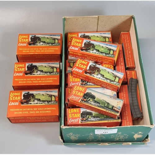 111 - Collection of Lone Star Locos Precision Diecast Metal OOO scale locomotives and other rolling stock,... 