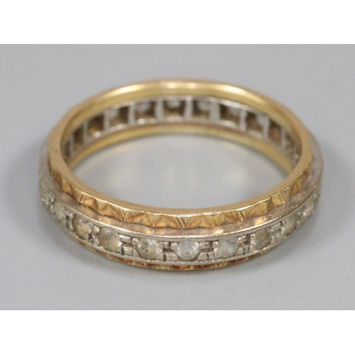 234 - 18ct gold ring, size L, 3.7g approx.  (B.P. 21% + VAT)