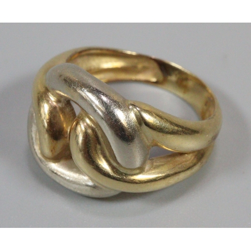 240 - 14ct gold abstract design ring, 8g approx.  (B.P. 21% + VAT)