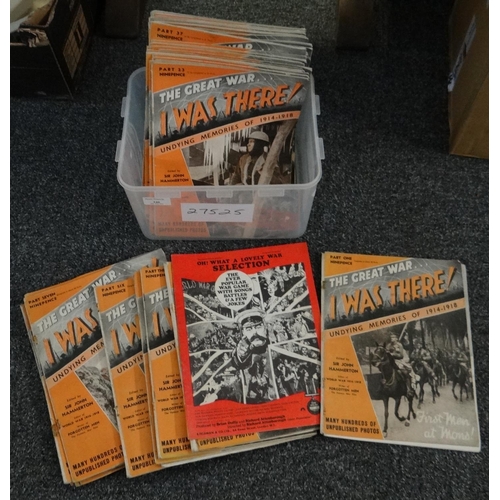 340 - Box of 'The Great War... I was There! Undying memories of 1914-1918' magazines, together with an 'O ... 