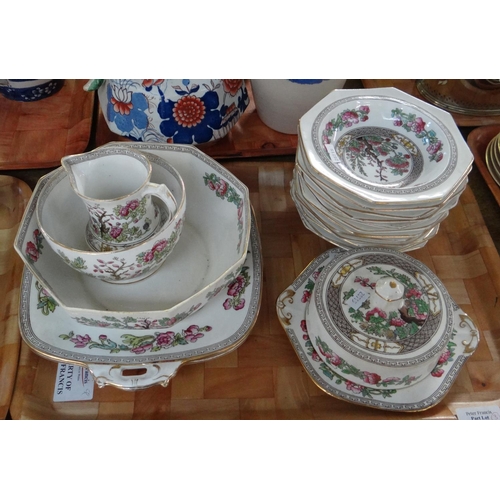 359 - Three trays of Foley china tea and dinner ware items.   (3)(B.P. 21% + VAT)