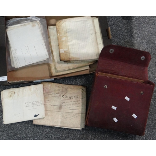 364 - Collection of 18th and 19th century indentures.   (B.P. 21% + VAT)