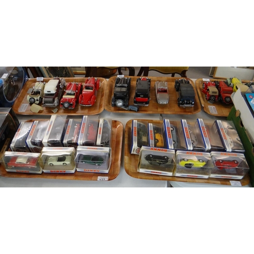 437 - Two trays of The Dinky Collection Matchbox diecast model vehicles in original boxes.  (18)  (B.P. 21... 