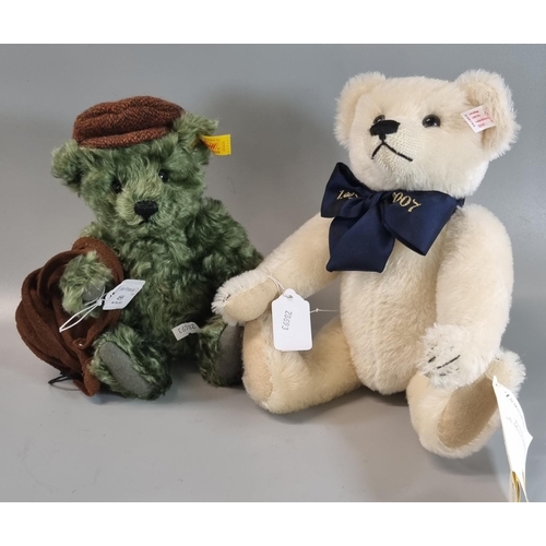 455 - Two modern Steiff teddy bears: 'Thursday's Bear' and 'A Million Hugs' 1907-2007.  (2)  (B.P. 21% + V... 