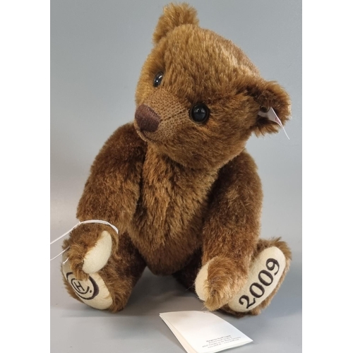 460 - Modern Steiff teddy bear 'George' Hotel chocolate Tasting Club bear, with chocolate bar.  In origina... 