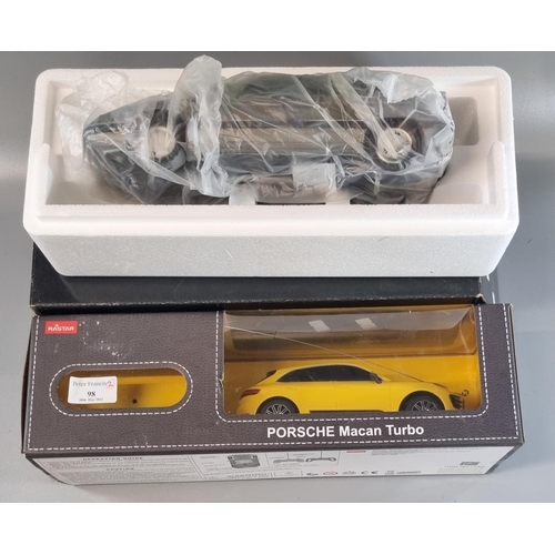 98 - Rastar Porsche Macan Turbo in original box together with Solido Citroen XM in original box.  (2)  (B... 