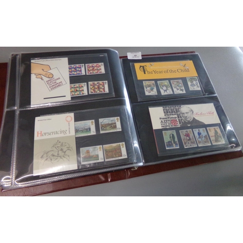 65 - Great Britain collection of presentation packs in Royal Mail Album 1967 - 1981 period.   (B.P. 21% +... 