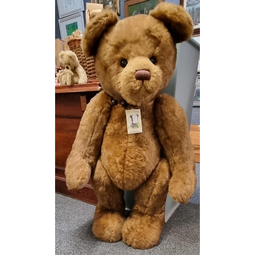 90 - Large Charlie Bear, 'Barnaby' Ltd. edition of 300, this No. 160.   (B.P. 21% + VAT)