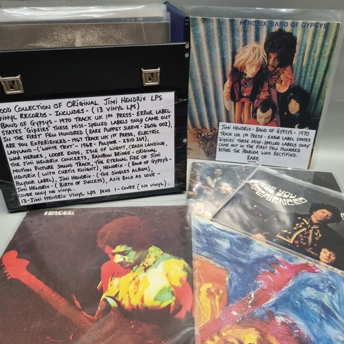 105 - Collection of original Jimi Hendrix LP vinyl records to include: 'Band of Gypsies' 1970 track UK fir... 