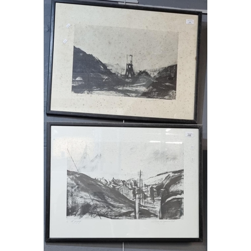 155 - David Carparnini, 'The Gwynfai' and 'South Winder', Limited edition monochrome prints each No.s 1 of... 