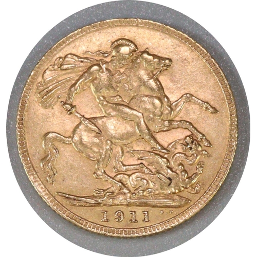 294 - Gold full sovereign dated 1911.   (B.P. 21% + VAT)