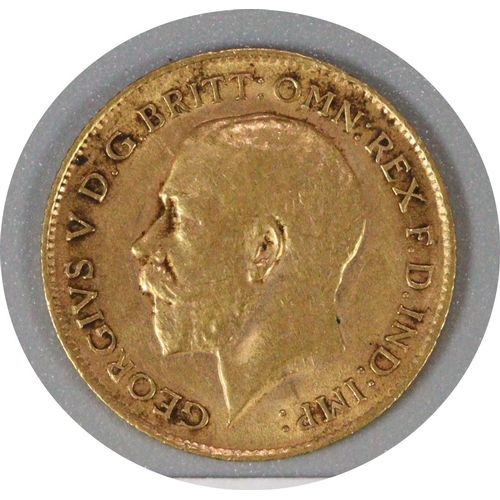 295 - gold half sovereign dated 1914.   (B.P. 21% + VAT)