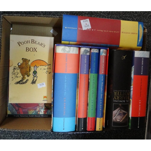 395 - Box of books mostly Harry Potter by J.K Rowling to include: first editions of 'The Order of the Phoe... 