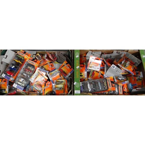 434 - Two boxes of assorted Matchbox diecast model vehicles in original packaging.  (2)   (B.P. 21% + VAT)