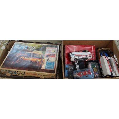 461 - Scalextric 62 International Model Motor Racing Set in original box together with various Scalextric ... 