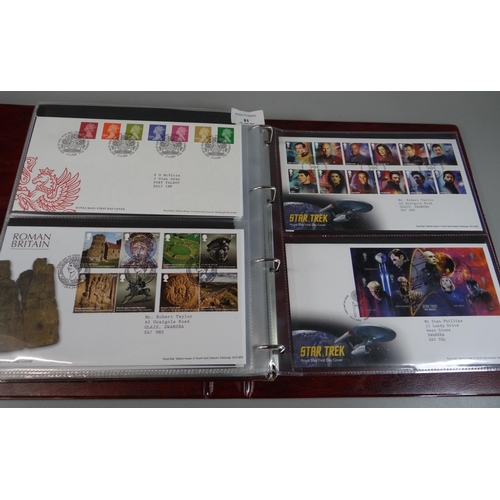 81 - Great Britain collection of First Day Covers in Royal Mail Album 2005-2021, commemoratives, definiti... 