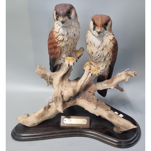 97 - 'Kestrel's Rest', a limited edition sculpture, by Pendragon No. 2/450.   (B.P. 21% + VAT)