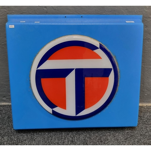 143 - Plastic showroom advertising sign for Talbot Motorcars.  Overall 65x61cm approx.  (B.P. 21% + VAT)