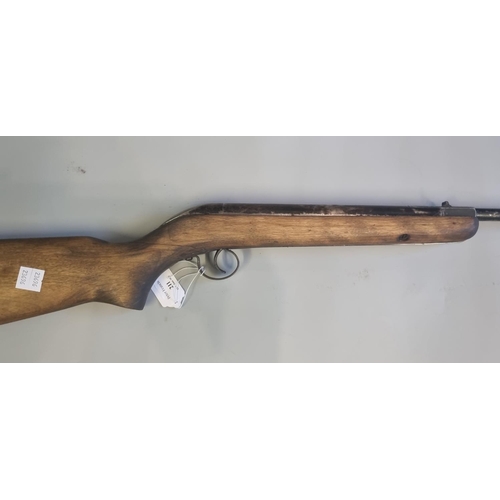 211 - Vintage break action air rifle with 31cm barrel and half stock.  Over 18s only.  (B.P. 21% + VAT)