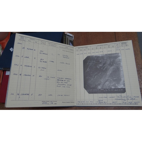 398 - Royal Airforce Pilot's Flying Logbook no.2, Wing-Cmdr G.P Gibson D.F.C, duplicate logbook published ... 