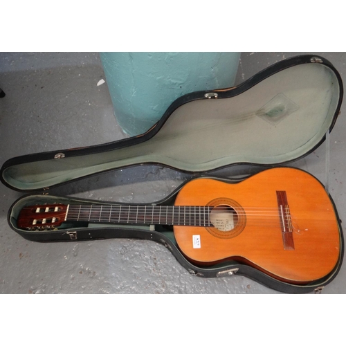 449 - Modern Japanese B&M Artiste Yairi six string acoustic guitar in fitted case together with another Sp... 