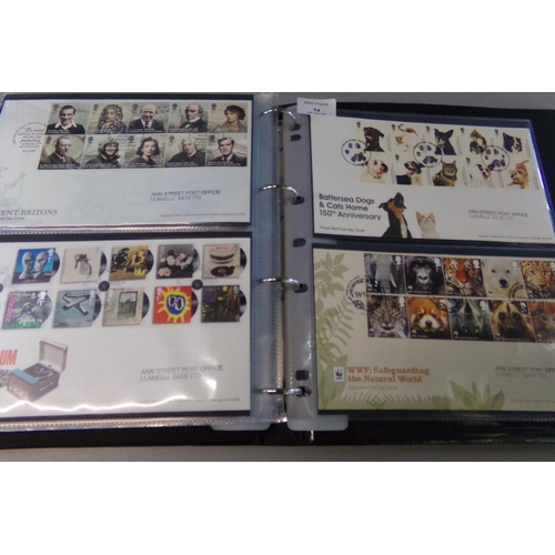 94 - Great Britain collection of First Day Covers in album, 1998 to 2012 period.   (B.P. 21% + VAT)