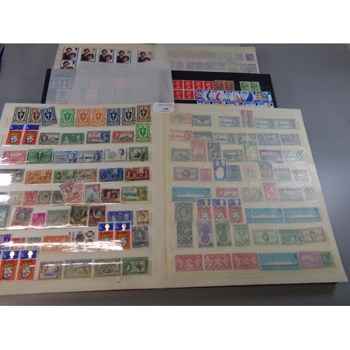 108 - All World collection of stamps in three stockbooks.  100s of stamps including GB mint issues.  (B.P.... 