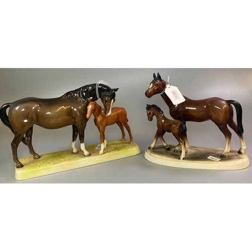 146 - Beswick 1811 horse group, together with another horse group. (2)
(B.P. 21% + VAT)