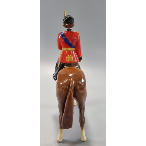 142 - Beswick model of H.M. Queen Elizabeth II mounted on 'Imperial' Trouping The Colour.  (B.P. 21% + VAT... 