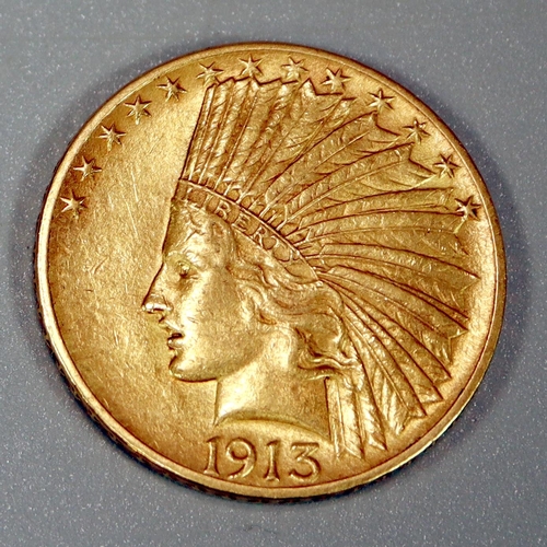 234 - USA $10 gold coin dated 1913.  16.8g.   (B.P. 21% + VAT)