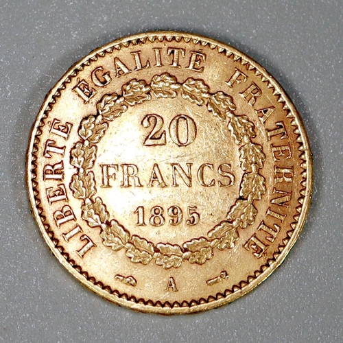 235 - 20 Francs 1895 gold coin.  6.5g. (B.P. 21% + VAT)