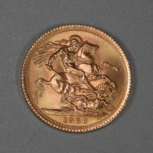 241 - Gold full sovereign dated 1966.  (B.P. 21% + VAT)