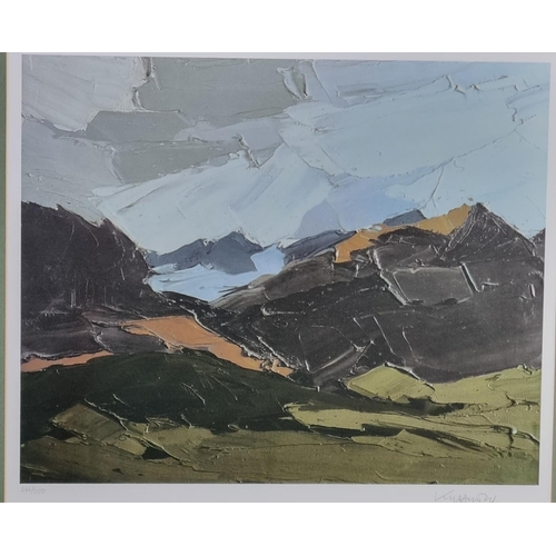 81 - After Sir John Kyffin Williams,RA, KBE (Welsh 1918-2006), Snowdonia mountain landscape, limited edit... 