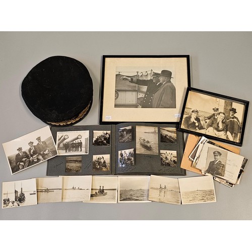 127 - Military and Naval interest - Collection of mostly WWI period, Royal Navy photographs, compiled by S... 