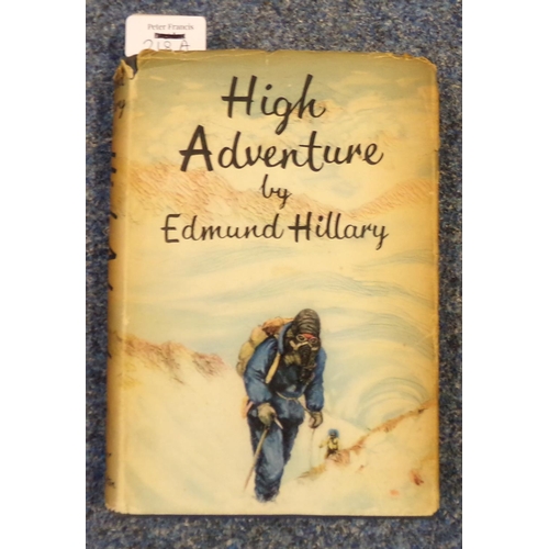 218A - Hillary, Edmund, 'High Adventure', the climbing autobiography of Edmund Hillary with Everest 1953 as... 