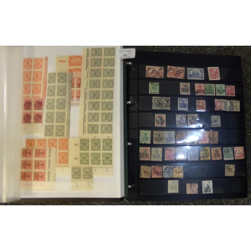 80 - Germany mint and used stockbook, many hundreds of stamps including selection of blocks.  (B.P. 21% +... 