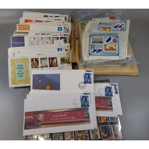 72 - Great Britain and Chanel Islands selection of mint, used and First Day Covers, including 26 Royal Ma... 