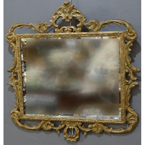 122 - Modern gilt framed mirror with bevel plate.  (B.P. 21% + VAT)