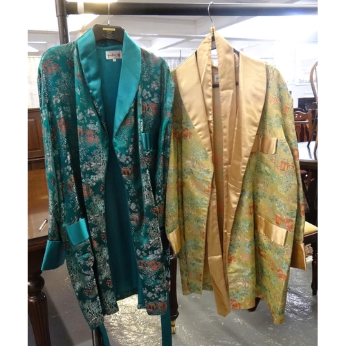 503 - Two vintage Chinese embroidered dressing gowns or robes with 'Yue Hwa' labels. (2)
(B.P. 21% + VAT)