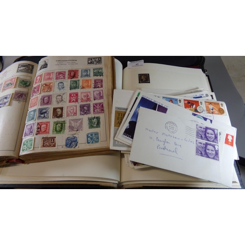 65 - All World collection of stamps in various albums and tins & range of First Day Covers and used 1840 ... 