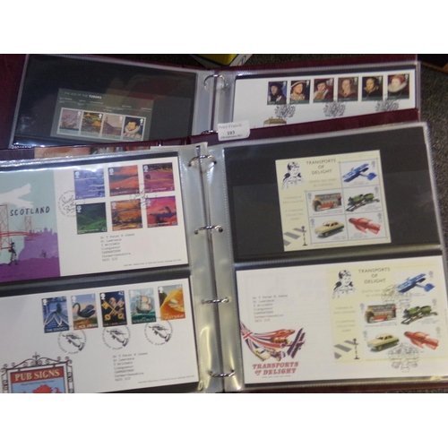 103 - Great Britain collection of First day Covers in six Royal Mail Albums 1992 to 2012 period, also vari... 